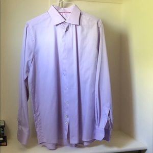 ETON dress shirt - 43 17 light lavender